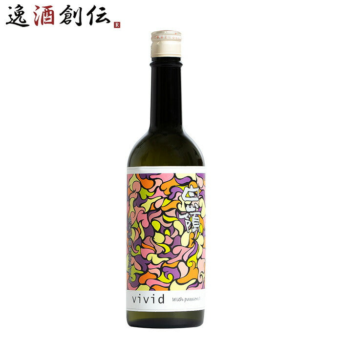 白嶺vivid赤純米吟醸無濾過原酒14％720ml1本日本酒新発売