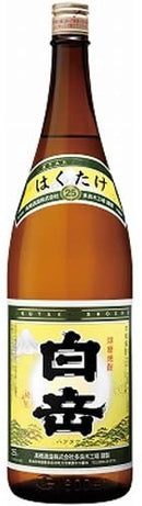 ［熊本県 高橋酒造］ 25゜ 白岳 米焼酎 1800ml 1.8L×1本 瓶 ギフト 父親 誕生日 プレゼント