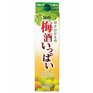 宝酒造 梅酒 いっぱい パック 2000ml 2L 6本 (1ケース) 本州送料無料　四国は+200円、九州・北海道は+500円、沖縄は+3000円ご注文後に加算 ギフト 父親 誕生日 プレゼント