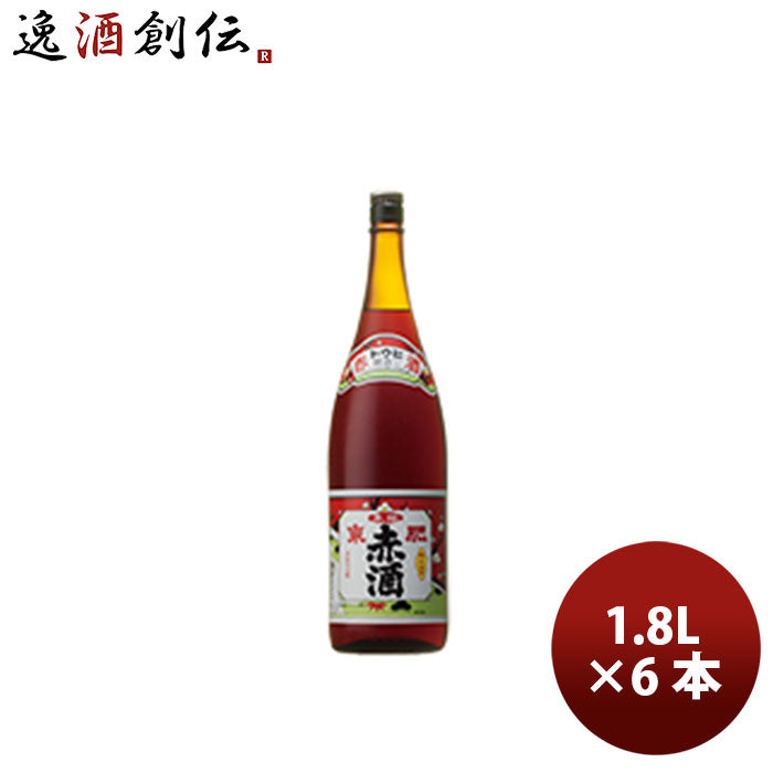 東肥 赤酒（料理用）６Ｐ 1.8L 1800ml 6本 1ケース