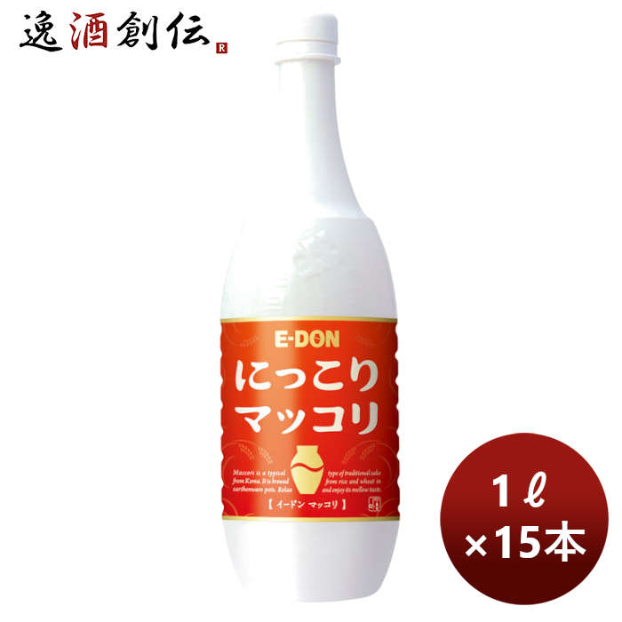 イードン二東マッコリペット1000ml×1ケース/15本のし・ギフト・サンプル各種対応不可