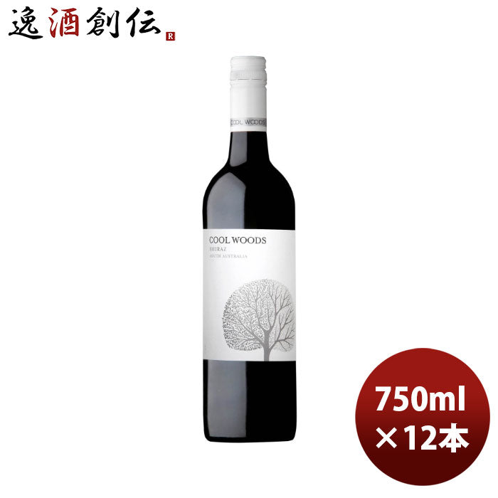 赤ワインオーストラリアクールウッズシラーズ750ml×1ケース/12本のし・ギフト・サンプル各種対応不可