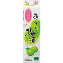 合同 あっさり梅酒 パック 2000ml 2L 6本 (1ケース) 本州送料無料　四国は+200円、九州・北海道は+500円、沖縄は+3000円ご注文後に加算 ギフト 父親 誕生日 プレゼント