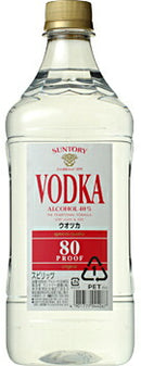 サントリーウォッカ80プルーフ キングサイズ 1800ml 1.8L ギフト 父親 誕生日 プレゼント