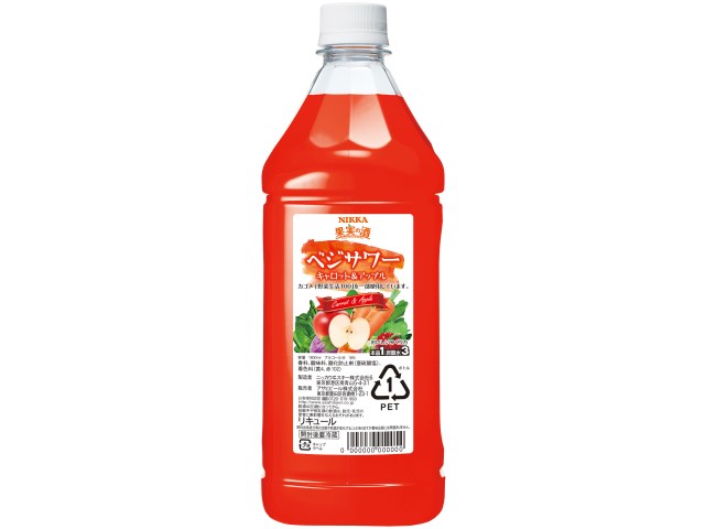 コンク 果実の酒 ベジサワー キャロット＆アップル アサヒ 1800ml 1.8L 1本 ギフト 父親 誕生日 プレゼント