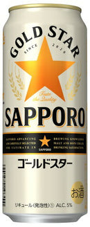 新ジャンル サッポロ GOLD STAR 缶 500ml 24本 1ケース　ゴールドスター ギフト 父親 誕生日 プレゼント