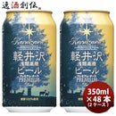 長野県THE軽井沢ビールプレミアムダークプレミアムシリーズ(麦芽100%)缶350mlクラフトビール48本(2ケース)本州送料無料四国は+200円、九州・北海道は+500円、沖縄は+3000円ご注文時に加算