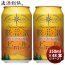 長野県THE軽井沢ビールアルト(赤ビール)缶350mlクラフトビール48本(2ケース)本州送料無料四国は+200円、九州・北海道は+500円、沖縄は+3000円ご注文時に加算