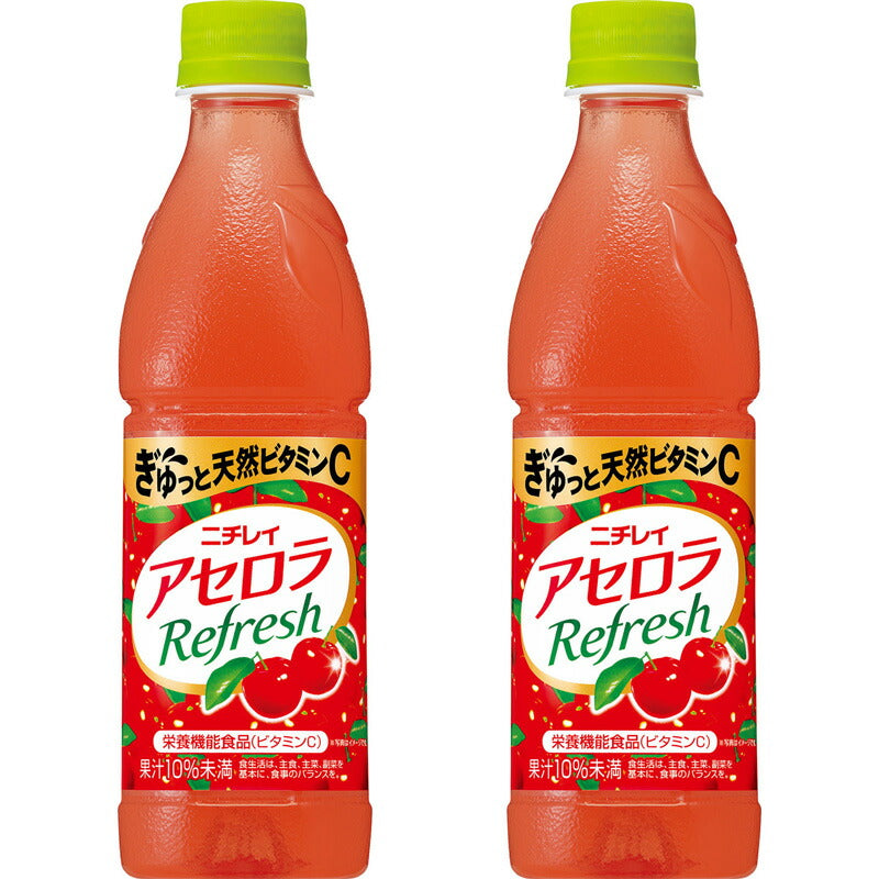 ニチレイ アセロラリフレッシュ 430ml 48本 (2ケース) ペットボトル 本州送料無料 ギフト包装 のし各種対応不可商品です