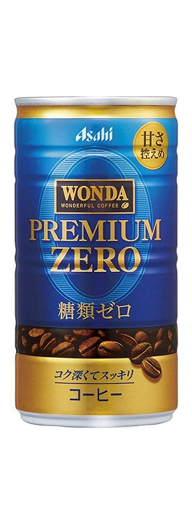 缶コーヒー アサヒ ワンダ プレミアムゼロ 缶 185G 30本 1ケース 本州送料無料 ギフト包装 のし各種対応不可商品です