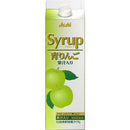 シロップ アサヒシロップ 青りんご果汁入り 1000ml 1L 1本 ギフト包装 のし各種対応不可商品です ギフト 父親 誕生日 プレゼント