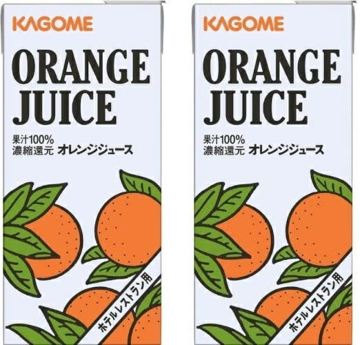 カゴメ ホテルレストラン用 オレンジジュース 1000ml 1L 6本 2ケース ギフト 父親 誕生日 プレゼント