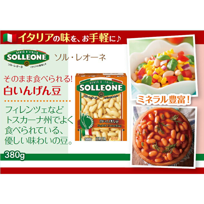 本州送料無料　白いんげん豆　お酒　四国は+200円、九州・北海道は+500円、沖　390g×16箱（1ケース）　日欧　ソル・レオーネ　新発売