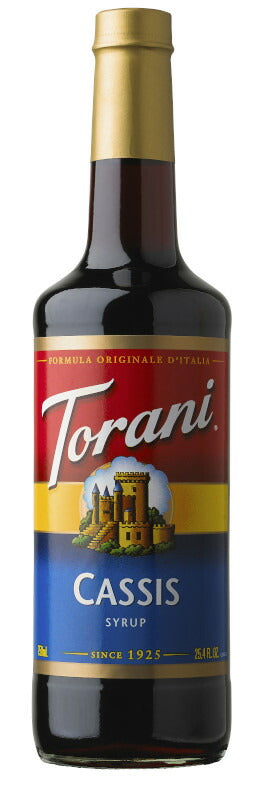 トラーニ torani フレーバーシロップ カシス 750ml 1本 flavored syrop 東洋ベバレッジ ギフト 父親 誕生日 プレゼント