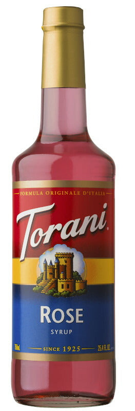 トラーニ torani フレーバーシロップ ローズ 750ml 1本 flavored syrop 東洋ベバレッジ ギフト 父親 誕生日 プレゼント