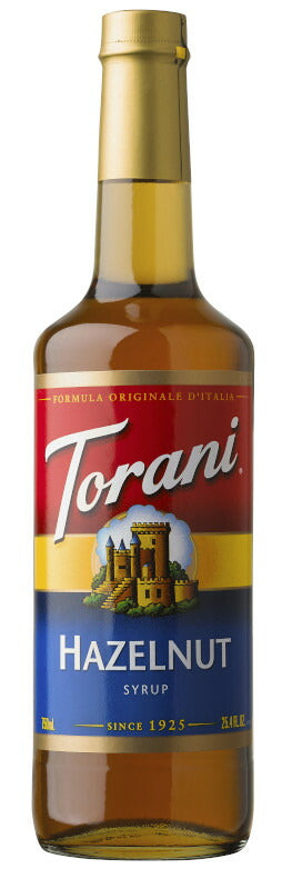 トラーニ torani フレーバーシロップ ヘーゼルナッツ 750ml 1本 flavored syrop 東洋ベバレッジ ギフト 父親 誕生日 プレゼント