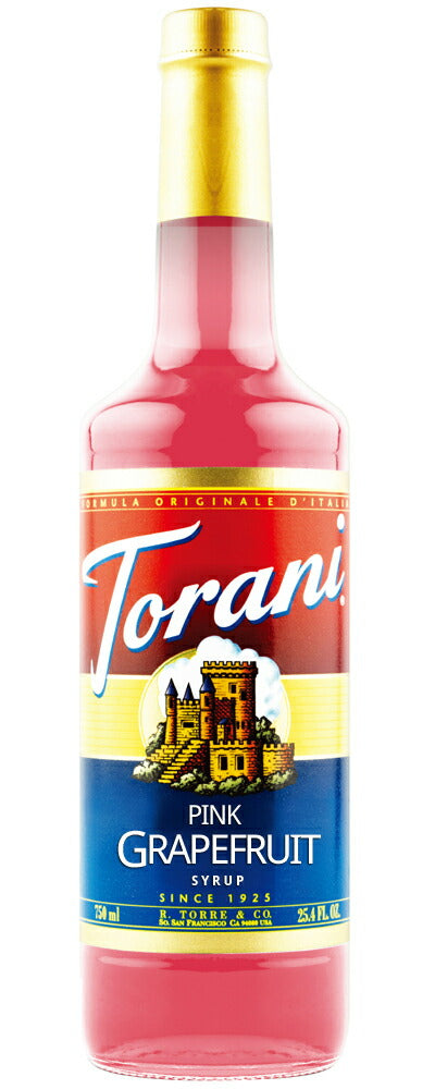 トラーニ torani フレーバーシロップ ピンクグレープフルーツ 750ml 1本 flavored syrop 東洋ベバレッジ ギフト 父親 誕生日 プレゼント