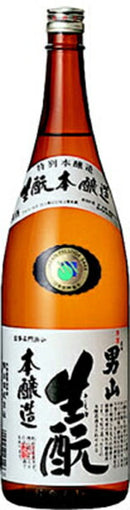 男山 生もと本醸造 1800ml 1.8L×1本 ギフト 父親 誕生日 プレゼント