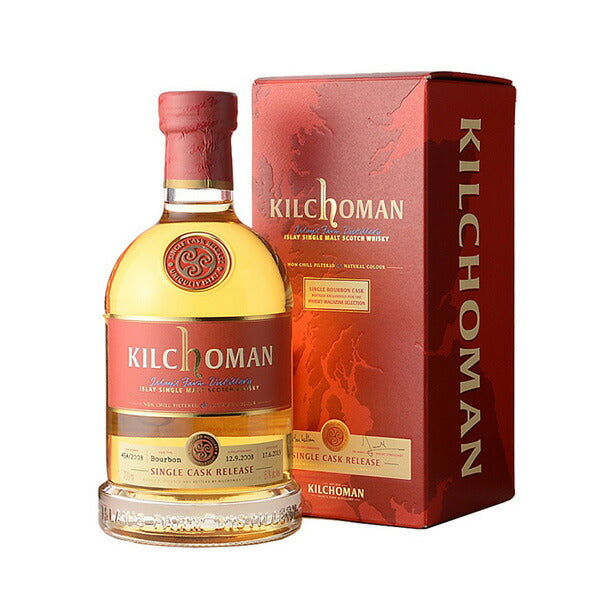 正規品 キルホーマン2009 バーボンバレル 750ml×1本 / Kilchoman 2009 Boubon SINGLE CASK ギフト 父親 誕生日 プレゼント