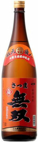 鹿児島県 さつま無双 25゜ 赤ラベル 芋焼酎 1800ml 1.8L×1本 ギフト 父親 誕生日 プレゼント